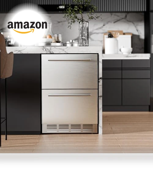 Weather Proof Stainless Steel Outdoor Beverage Refrigerator — Drink Coolers, Antarctic Star