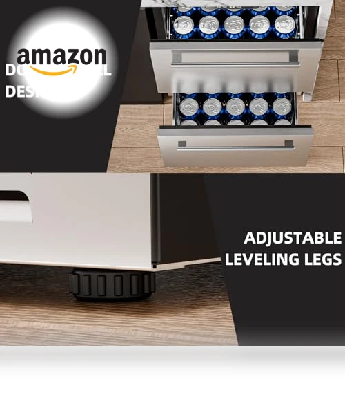 Weather Proof Stainless Steel Outdoor Beverage Refrigerator — Drink Coolers, Antarctic Star
