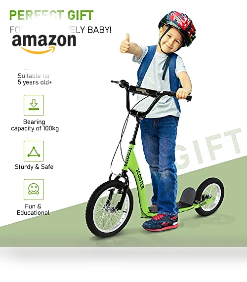 Youth Kick Scooter — Push Scooters, Aosom