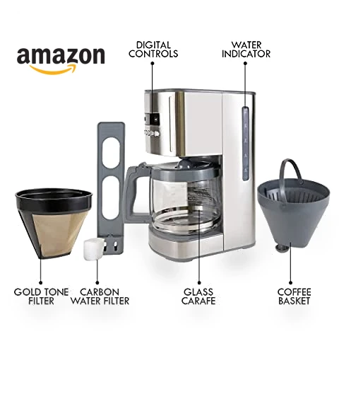 12-Cup Programmable Aroma Control Coffee Maker — Coffee Makers, Kenmore