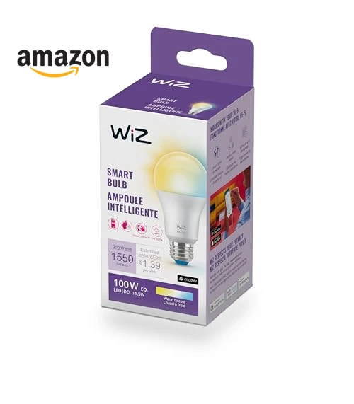 A19 LED Smart Light Bulb Tunable White — Smart Home Modules, WiZ Connected