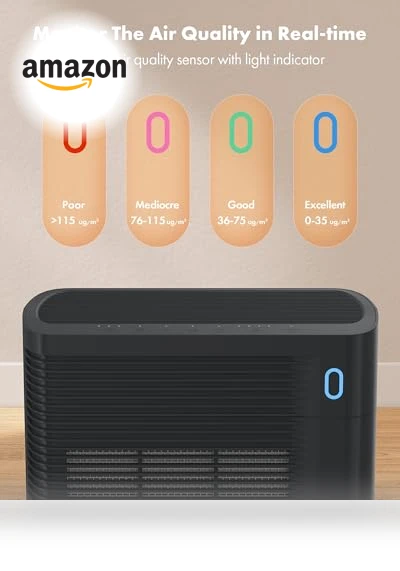 Air Purifier for Home Large Room — Activated Carbon Air Purifiers, Trucozie