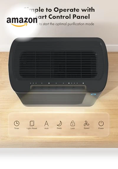 Air Purifier for Home Large Room — Activated Carbon Air Purifiers, Trucozie
