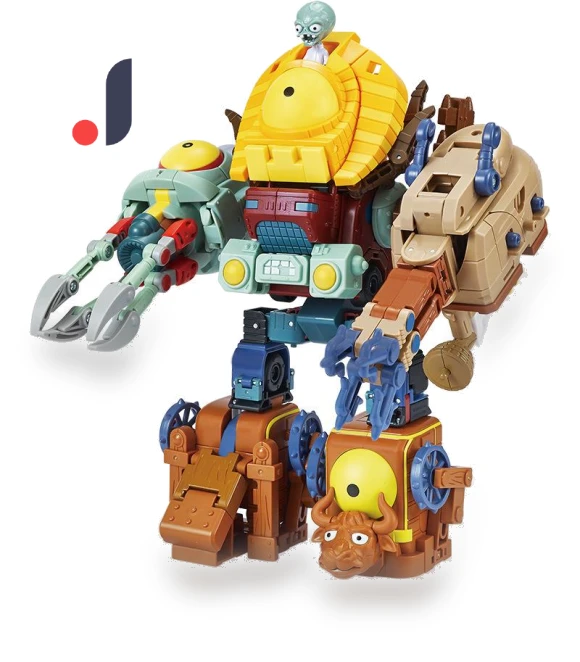 Alloy Plants vs. Zombies Transforming Mecha Robot Set — Playsets, Super Go