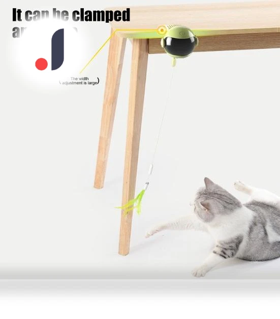 Electric Cat Toy with Feathers — Cat Playthings, fanweixi