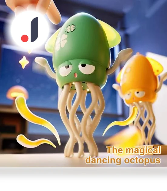 Electric Octopus Toy with LED Lights — Interactive Learning Devices, falaiwang