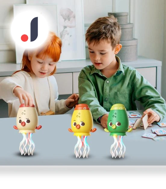 Electric Octopus Toy with LED Lights — Interactive Learning Devices, Vogue Wardrobe