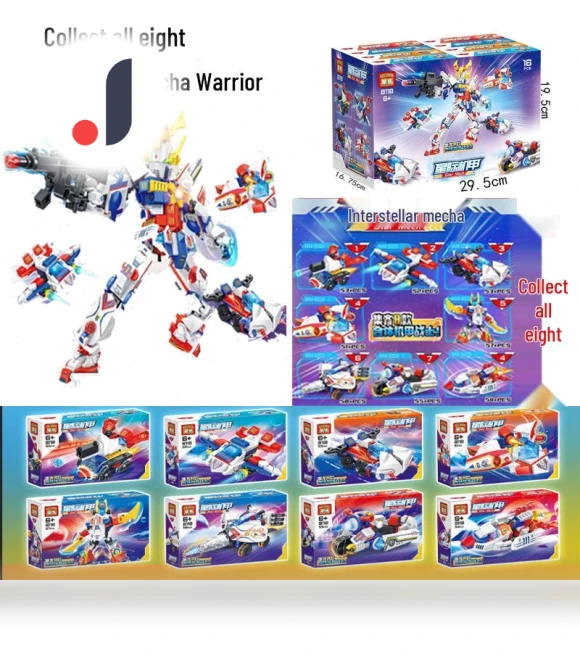 Interstellar Warrior Transforming Robot Set — Construction Kits, Super Go