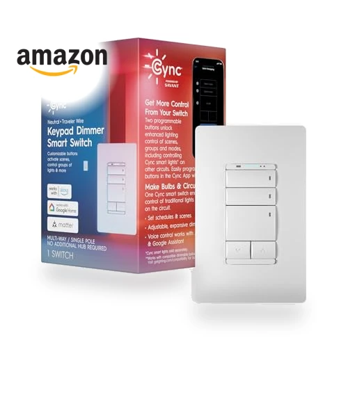 Keypad Dimmer Smart Switch — Dimmer Switches, GE
