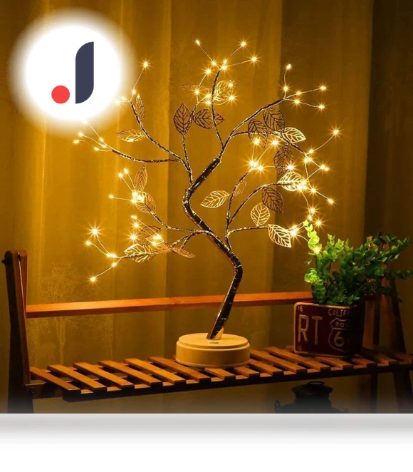 LED Bonsai Lamp with Touch Control — Creative Lighting Solutions, Navya Handicraft