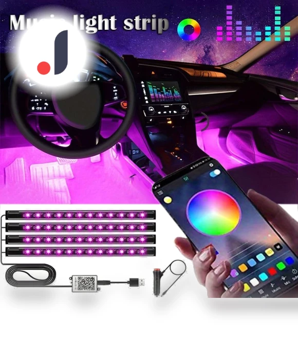 LED Car Music Light Strip — Car Accessories & Gadgets, JOHO