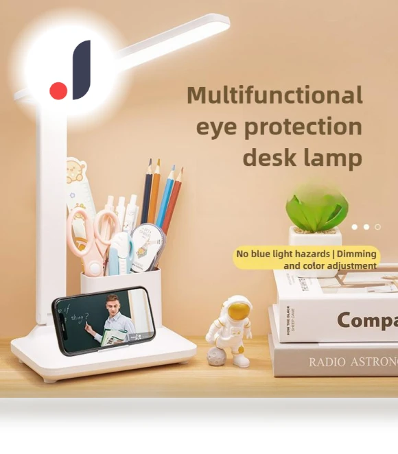 LED Folding USB Charging Eye Protection Learning Smart Pen Holder Desk Lamp — Study & Desk Lighting, TC Home lighting