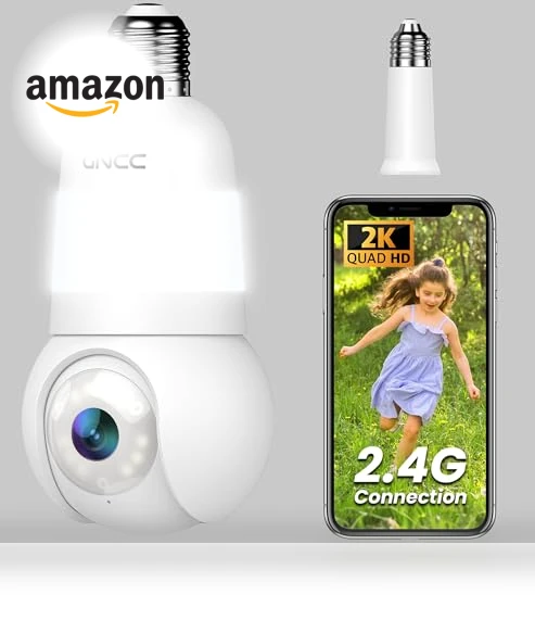 Light Bulb Security Camera — Smart Home Security, kalado