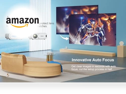 Outdoor-Projector 4K with WiFi 6 and Bluetooth — Home Theater Projectors, Jimveo