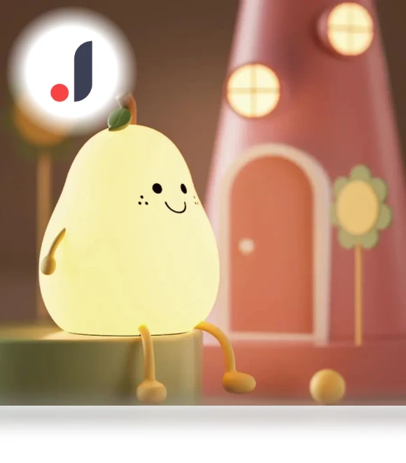 Rechargeable USB Night Light Pear — Night Lights, Darling Women Boutique C