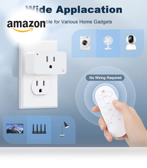 Remote Control Outlet Plug — Remote Controls, HOMATTER