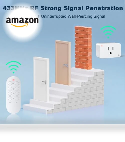 Remote Control Outlet Plug — Remote Controls, HOMATTER