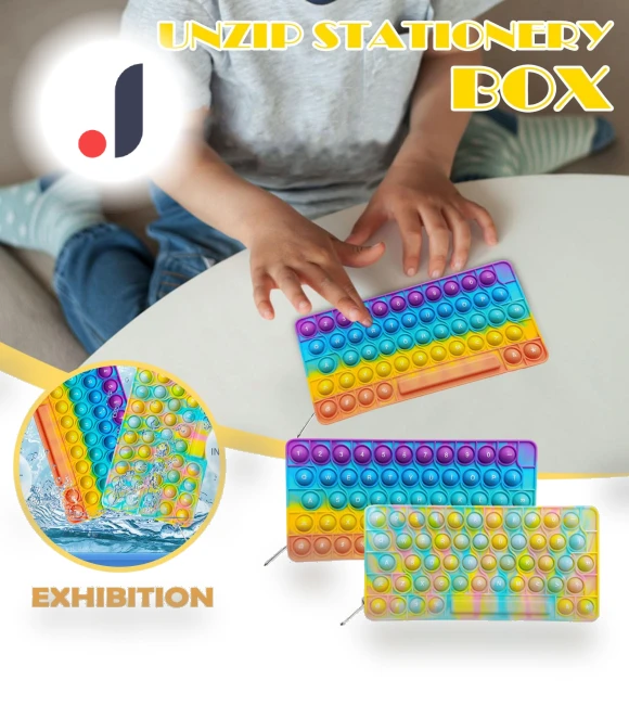 Silicone Sensory Decompression Pencil Case — Writing Instrument Cases, bukaixindianpu