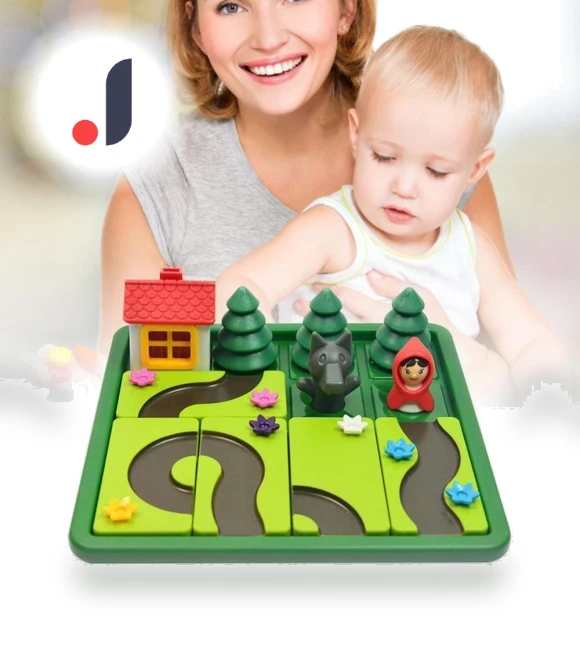 Smart Big Bad Wolf Hide&Seek Board Game — Floor Games, Ziguiyuan
