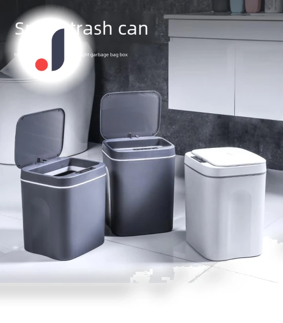 Smart Induction Waterproof Bathroom Trash Can — Waste Baskets, TrendVibeCN