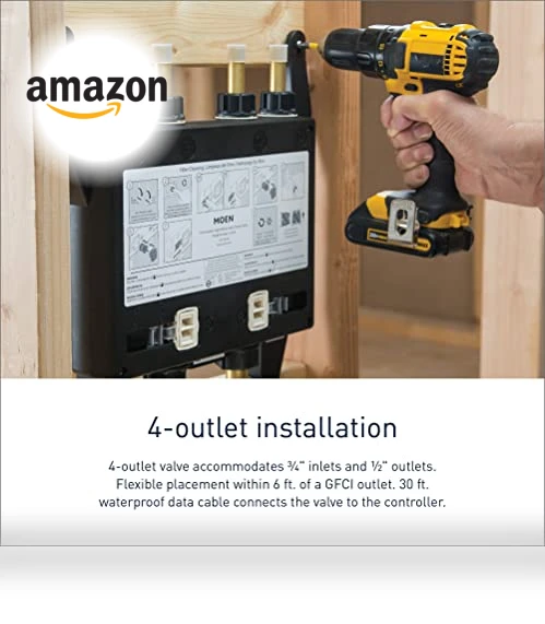 Smart Shower Digital Thermostatic Shower Valve — Shower Flow Control Valves, Moen