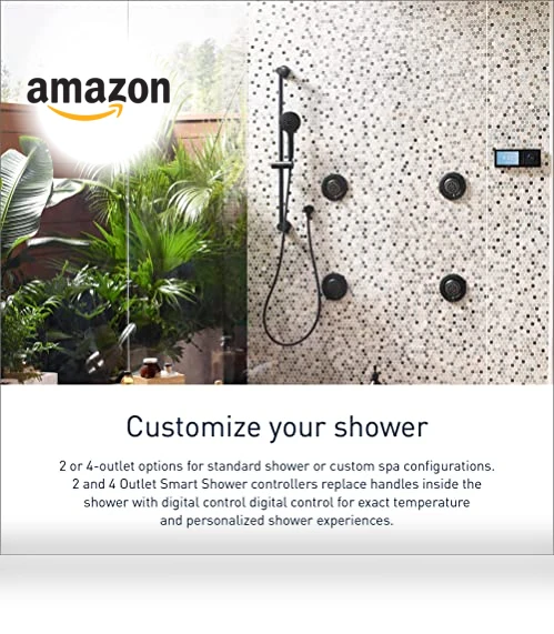 Smart Shower Digital Thermostatic Shower Valve — Shower Flow Control Valves, Moen