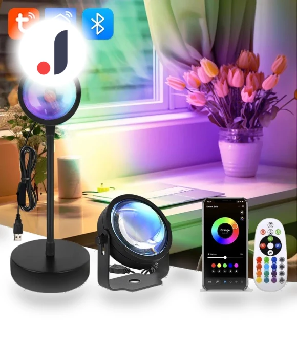 Smart Sunset Lamp Night Light — Night Lights, JOHO - CarGear
