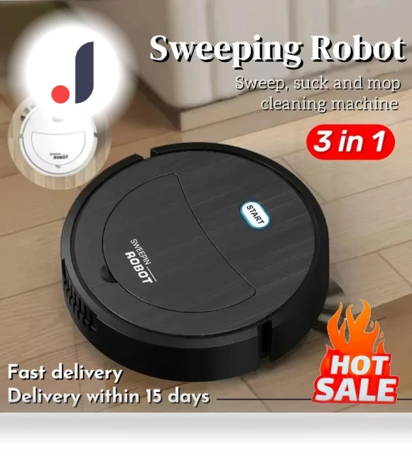 Smart Sweeping Robot 3 in 1 — Smart Cleaning Robots, Darling Women Boutique C