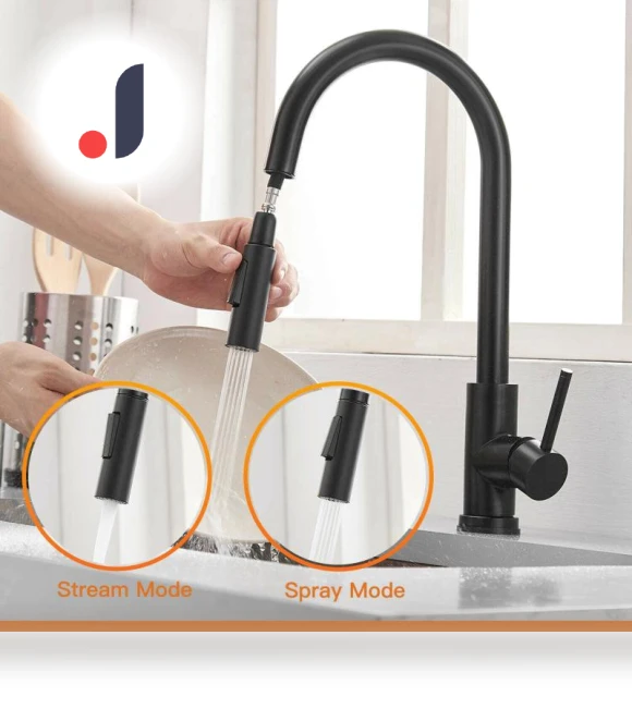 Stainless Steel 304 Touch Control Kitchen Faucet — Smart-Touch Kitchen Faucets, Darling Child Boutique