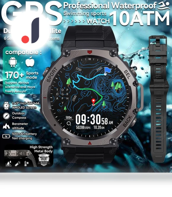 T-Rex 3 Ultra Smartwatch — Heart Rate Monitors, ElectronicsHome