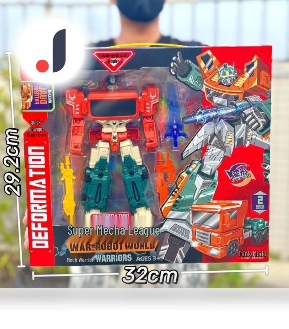 Transforming Wasp Warrior Robot Car Action Figure — Playsets, Super Go