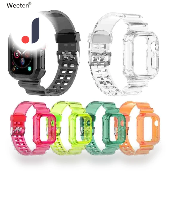 Transparent Strap + Case — Smartwatch Straps, Smartwatch Accessories