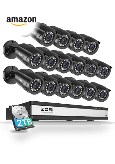 16Channel Security Camera System — Security Cameras, ZOSI