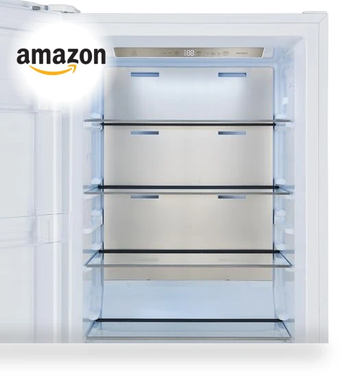 60" 2-Piece Convertible Refrigerator/Freezer Built-In with Modern Trim — Mini Fridges, Forno