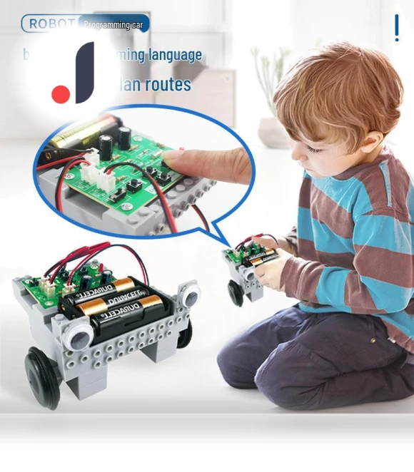 AI-Powered Toy Car for Elementary School Students — Construction Kits, Super Go