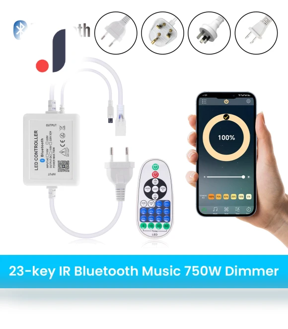 Bluetooth LED Strip Controller — Remote Controls, JOHO - CarGear