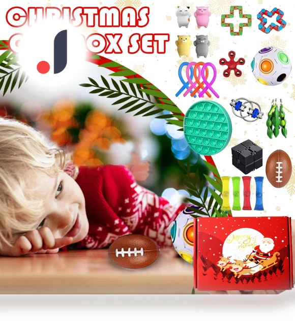 Christmas Silicone Sensory Decompression Desktop Puzzle Toy — Executive Desk, Wnzdswn