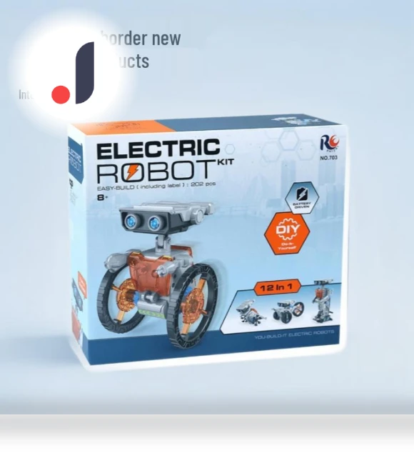 Electric Self-Assembly Robot Kit — Construction Kits, Super Go