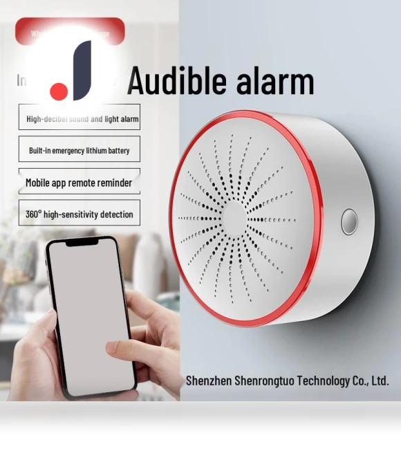 Graffiti Smart WiFi/ZigBee Sound and Light Alarm Sensor — Smart Home Security, TrendVibeCN