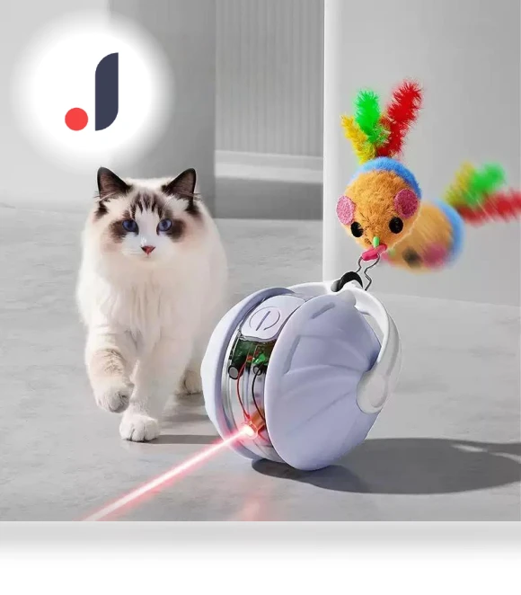 Interactive Smart Ball for Cats — Cat Playthings, Cozy Cottage-Relax