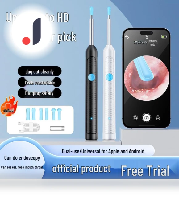 Kids Smart Wireless HD Ear Cleaning Camera — Syringes, TrendVibeCN