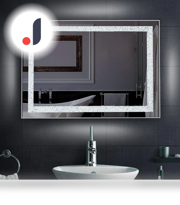 Luxury Wall Mirror with Stepless Three-Color Touch Switch — Makeup, DOKI DOKI MARKET form NIPPON
