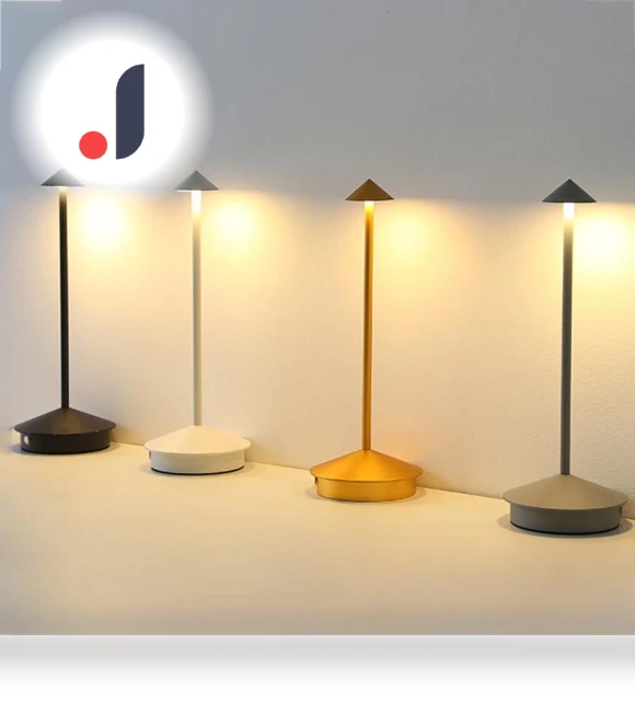 Rechargeable LED Desk Lamp with Touch Sensor — Study & Desk Lighting, JOHO - CarGear