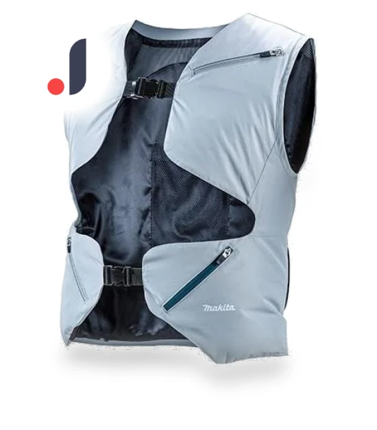 Rechargeable Smart Body Cooling Vest — Reflective Gear, Makita