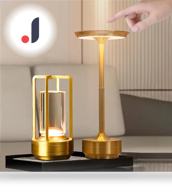 Rechargeable Wireless LED Desk Lamp with Touch Control — Study & Desk Lighting, JOHO - CarGear