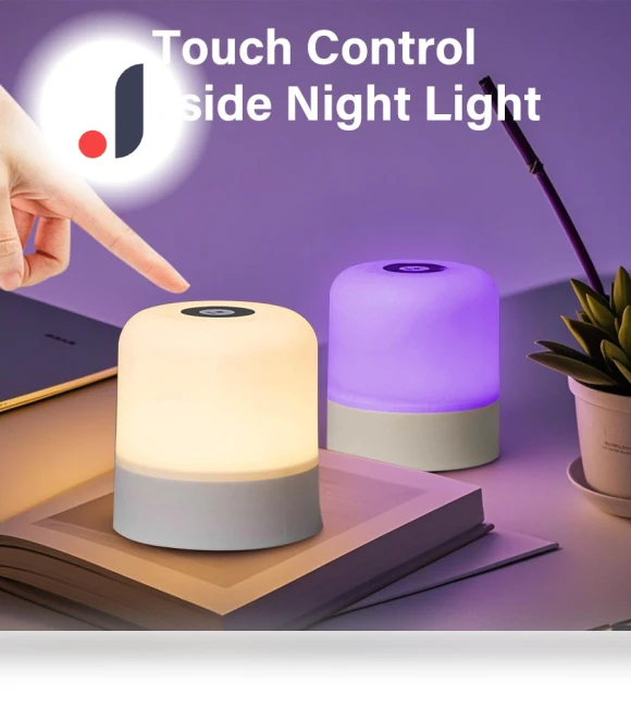 RGB Touch Bedside Lamp — Lamps & Shades, JOHO - CarGear