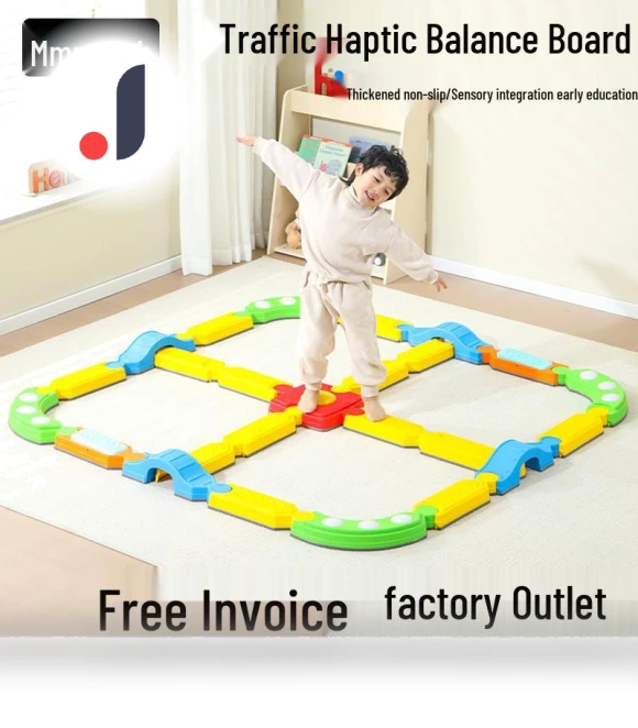 Sensory Balance Board and Tactile Beam — Infant & Early Childhood Playthings, Super Go