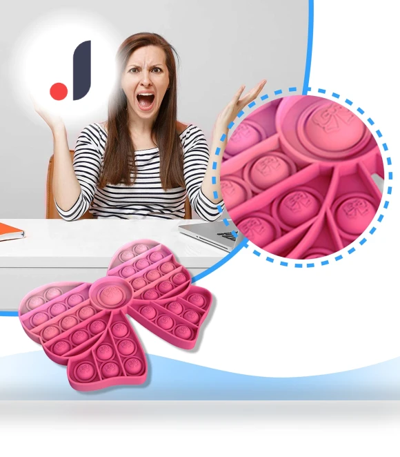 Sensory Bubble Press Toy — Blocks, Wnzdswn