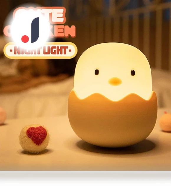 Silicone Night Light for Kids with Timer — Night Lights, Darling Child Boutique