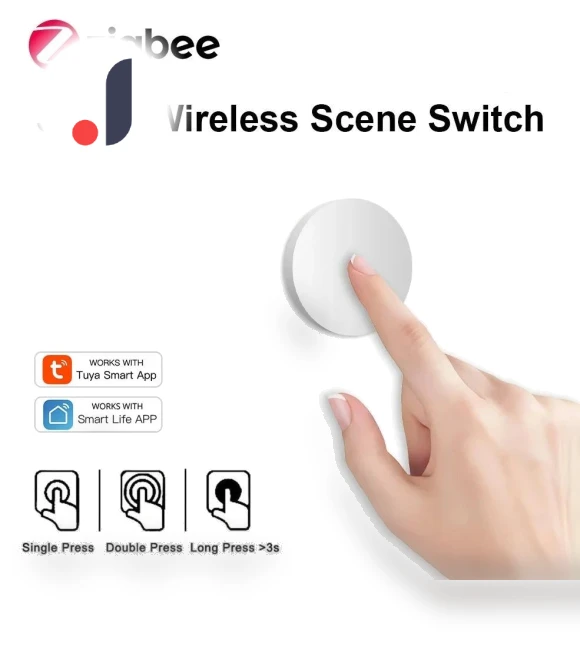 Smart Button Scene Switch — Dimmer Switches, Meiteai-All